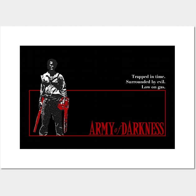 Army of Darkness V2 (White Text) Wall Art by MakroPrints